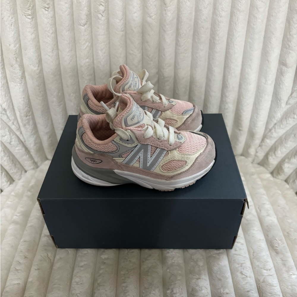 New Balances Pink & Grey Toddler Girl